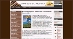 Desktop Screenshot of kubanische-zigarren.com